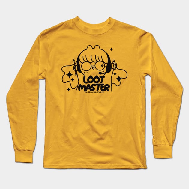 Loot master black version Long Sleeve T-Shirt by missrainartwork 